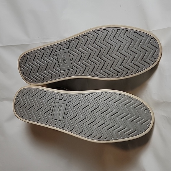 TOMS Drizzle Gray Coated Linen Culver Boat Shoe - Picture 10 of 10